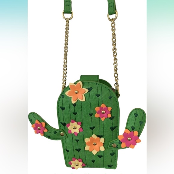 Betsey Johnson cactus crossbody purse - Picture 4 of 9